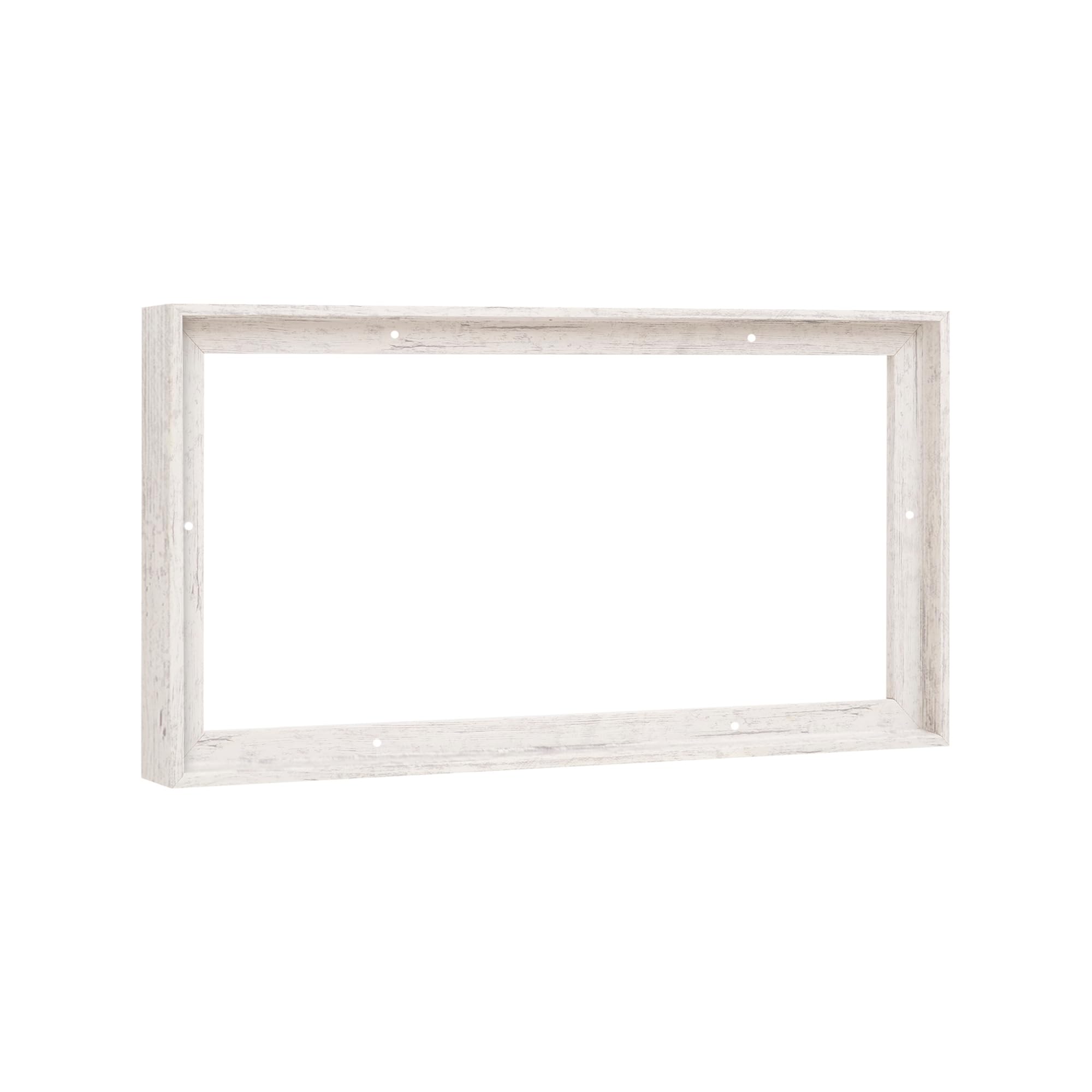 Pixy Canvas 14x20 Floater Frame for 1-1/2 (1.5) inch Deep Canvas Paintings/Canvas Prints/Wood Canvas Panels/Wall Art/Wall Decor/Home Decor/Artwork (Distressed White, 14 x 20 inch, Landscape) โ image 1