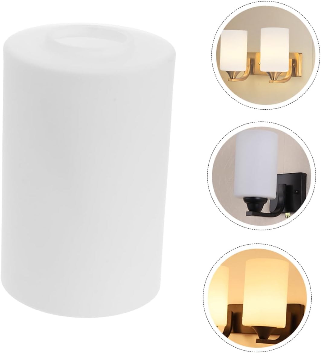 Gadpiparty 2pcs Glass Shade Replacement for Ceiling Lamps Frosted Glass Light Fixture Elegant Accessory for Home for Living Room Bedroom and Bathroom