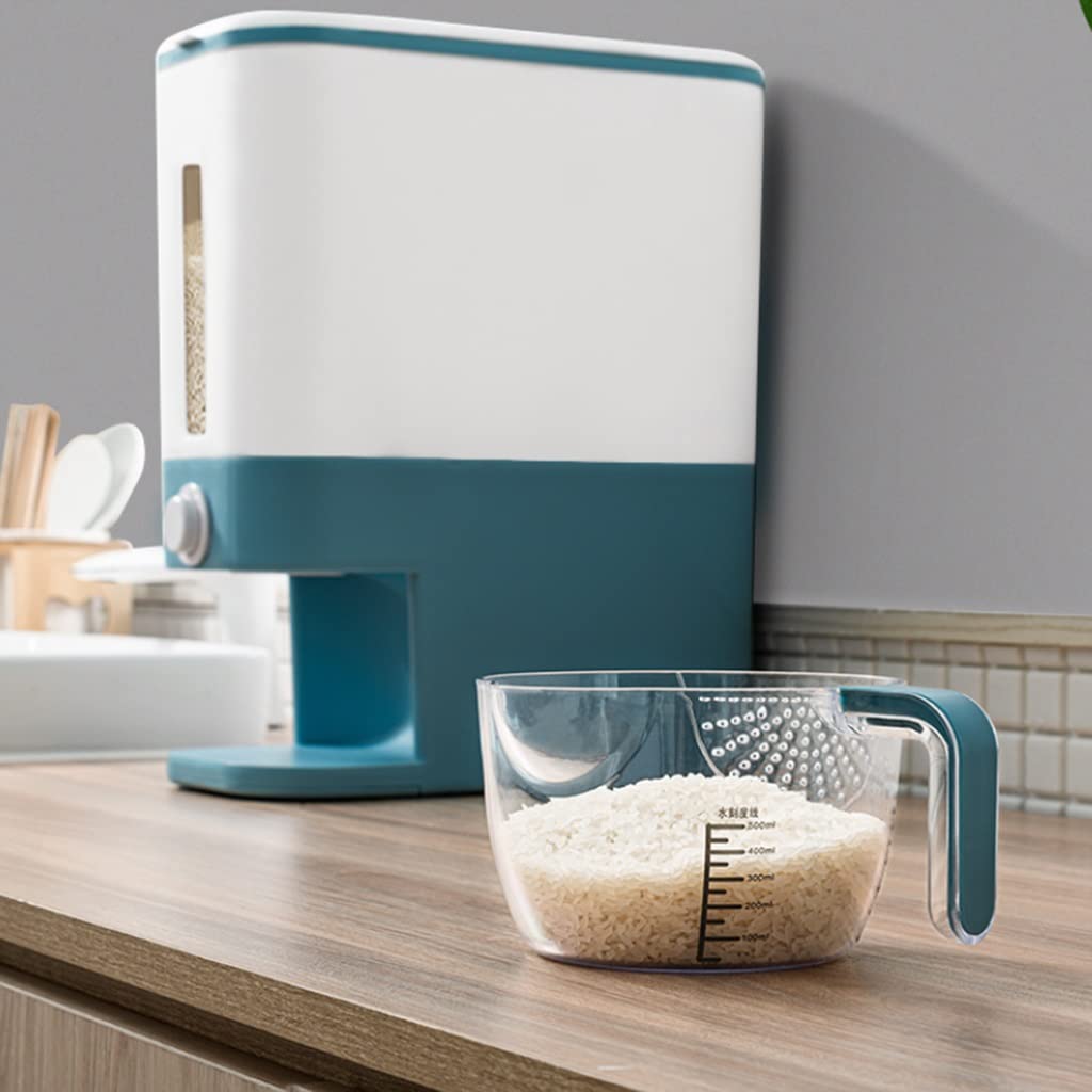 Dispenser Per Cereali Distributore di cereali domestici, distributore di cibo più spessa di stoccaggio di misurazione del barilotto della farina d'avena della farina d'avena for la cucina Forniture Da