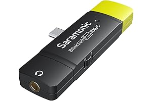 Saramonic Blink 500 Pro B6 Professional Lavalier Wireless Microphone, 2.4GHz Digital Transmitter...