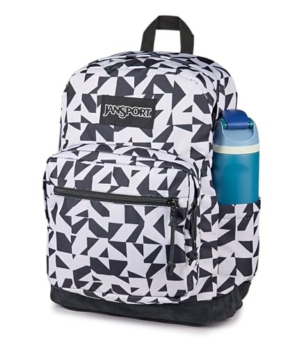 Image of JanSport Right Pack Backpack - Durable Daypack with Padded 15 Laptop Sleeve, Spacious Main Compartment & Integrated Water Bottle Pocket - Groovy Grids