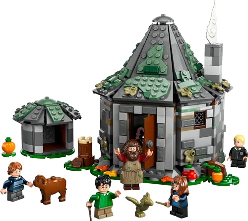 LEGO Harry Potter La Cabane de Hagrid : Une Visite Inattendue, Maison en Briques pour Enfants, 7 Personnages, Jouet de Construction, Aventures Magiques, pour Filles, Garçons et Fans Dès 8 Ans 76428