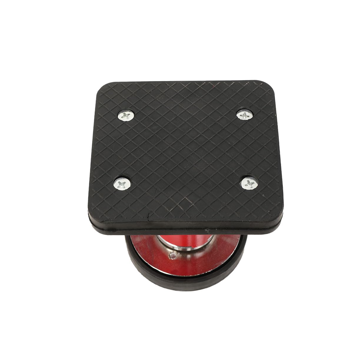 2 Stück Drehteller Tragarmteller, 15-23cm Höhe Verstellbar Gummiteller Hebebühne Aufnahmeteller Gummiauflage Nussbaum für Hebebühnen Pkw SUVs LKW, 140 × 150mm Lift-Erhöhungspad