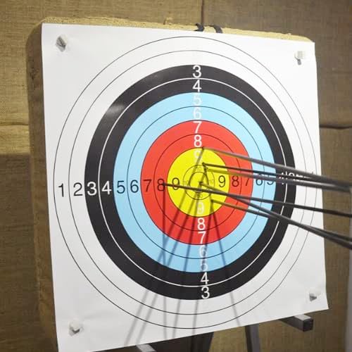 Spille bersaglio tiro con l'arco di alta qualità per frecce di carta set 12 pz Spille bersaglio tiro con l'arco di alta qualità per frecce di carta set 12 pz
