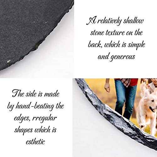 Hapelf 20230131-2 Personalized Picture Stone Frame Custom Photo Rock Slate Plaque Frames Customized Gifts thumb #5