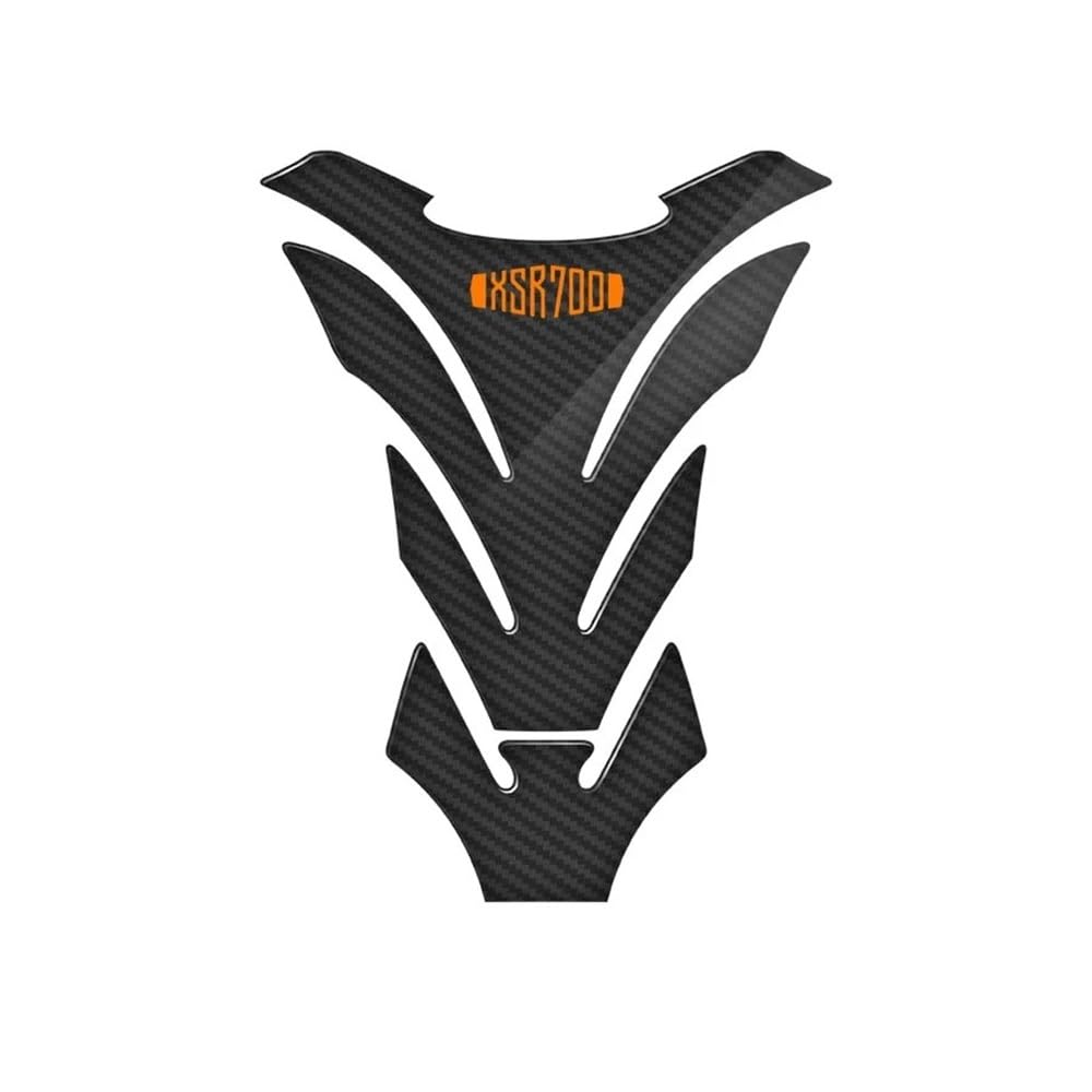 3D Carbon Fiber Motorcycle Fuel Tank Pad Cover Protector Decal Stickers for Ya&maha XSR 700 XSR700 Pads Side Tanks