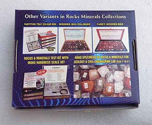 ROCKSMINS-RO20WM-Rocks-Collection-Set-of-20-School-Education-Igneous-Sedimentary-Metamorphic-Samples-activity-geology-earth-science-volcanic-stones-Rock-Memory-Great-Educational-STEM-Toys-Kids-with-QA
