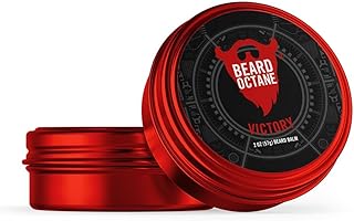 Beard Octane: Victory - Natural Beard Balm w/Shea Butter - 2 Oz - Conditions and Styles - Made in USA - Bright Cologne Scent