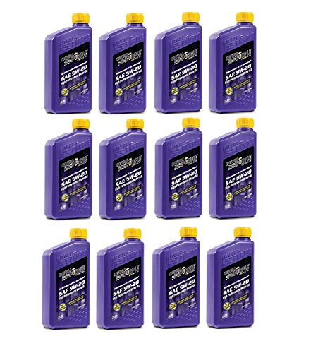 Aceite de motor sintético multigrado Royal Purple 5W20 12 cuartos