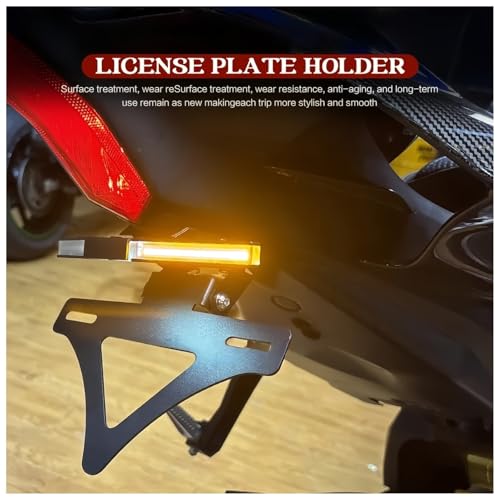 Support de plaque Yamaha YZF R1 anti vibration et robuste
