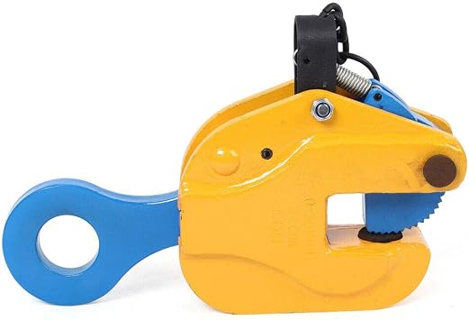 3T/ 6600Lbs Universal Vertical Plate Clamp Heavy Duty Industrial Lifting Clamp Opening 0-1.38in for Lifting and Transporting
