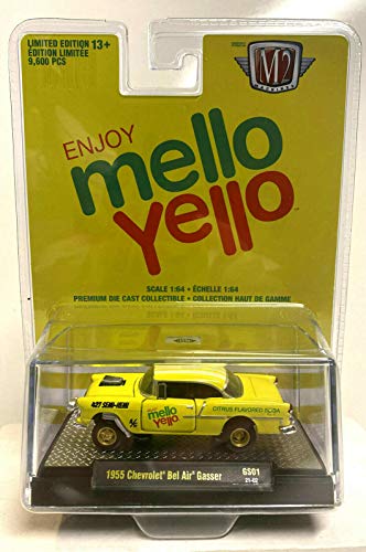 M2 Machines 1955 Chevy Bel Air Gasser GS01 [Mello Yello] Limited 1:64 Scale Die cast