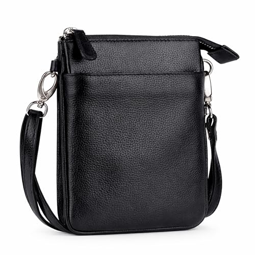 Image of HAMMONDS FLYCATCHER Genuine Leather Sling Bag for Women Stylish Crossbody Bag for Women Compact Lightweight Ladies Sling Bags for Woman with Adjustable Strap for Daily Use