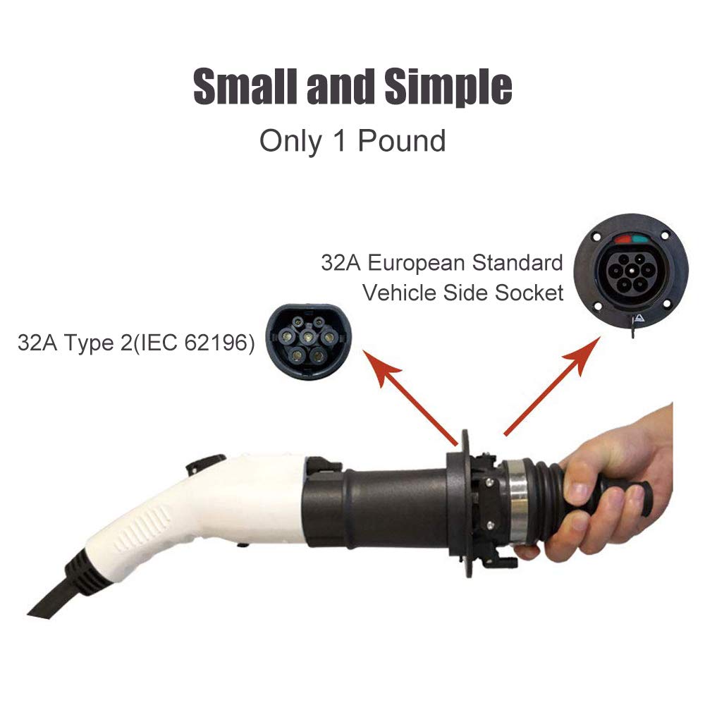 S SMAUTOP Type 1 to Type 2 Electric Vehicle Charger converters (SAE