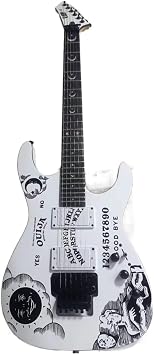 Custom High- ES P Guitar,White KH-2 Electric Guitar,Rose Vibrato Bridge