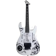 Custom High- ES P Guitar,White KH-2 Electric Guitar,Rose Vibrato Bridge