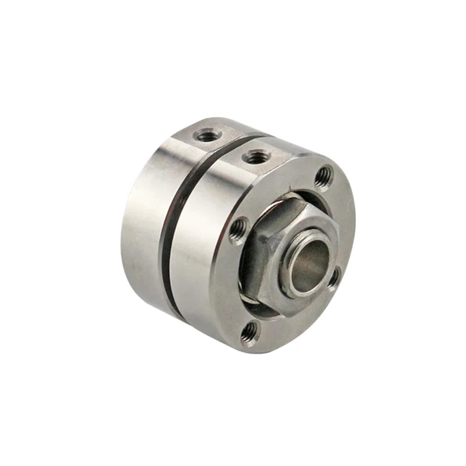 Ehfqpjybbo Stainless Steel Disc Torque Hinge Passes Through Wire Hole Damper Hinge 1Pcs(2.0N.m)