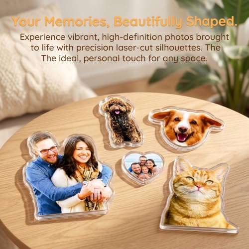 Imán de Foto Personalizado de Acrílico para Refrigerador miniatura 3