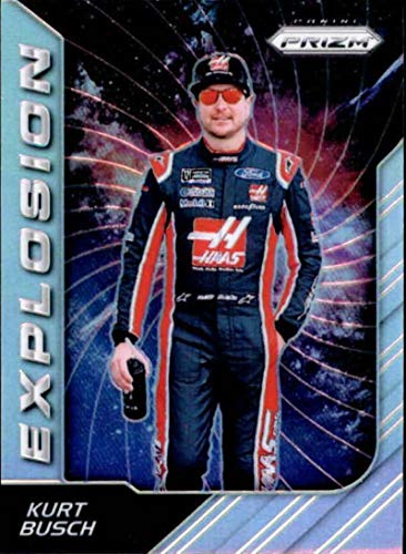 2018 Panini Prizm Explosion Silver Prizm #84 Kurt Busch Haas Automation/Stewart-Haas Racing/Ford NASCAR Racing Trading Card