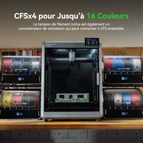 Creality CFS accessoire impression 3D multicolore 16 couleurs K2 Plus K1