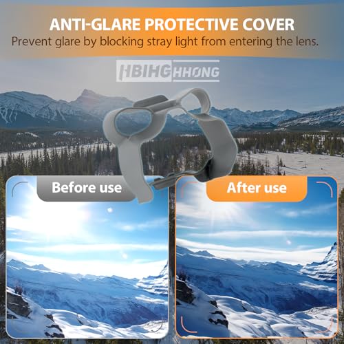 Parasol antirreflejos para DJI Mini 5 Pro y protector de cámara de dron 4