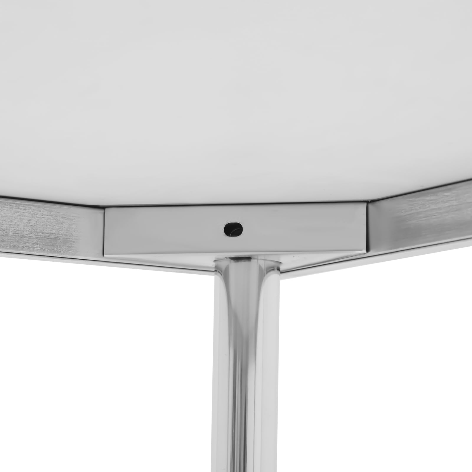 Banco de trabajo de acero inoxidable con ruedas, 76 x 60 x 85 cm, mesa de preparación de alimentos, mesa de trabajo comercial, para cocina, bar, restaurante, plata