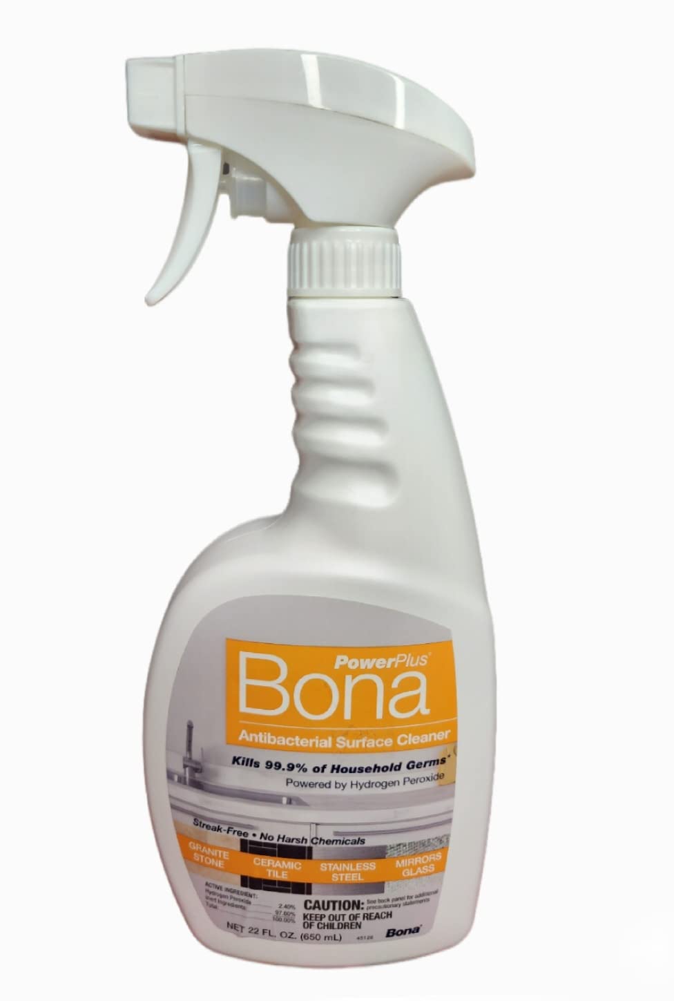 Amazon.com: Bona PowerPlus Antibacterial Surface Cleaner Spray
