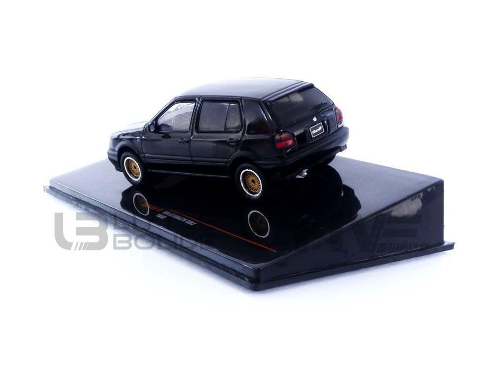 Compatible with Volkswagen Golf III Custom Black 1:43 IXO Models