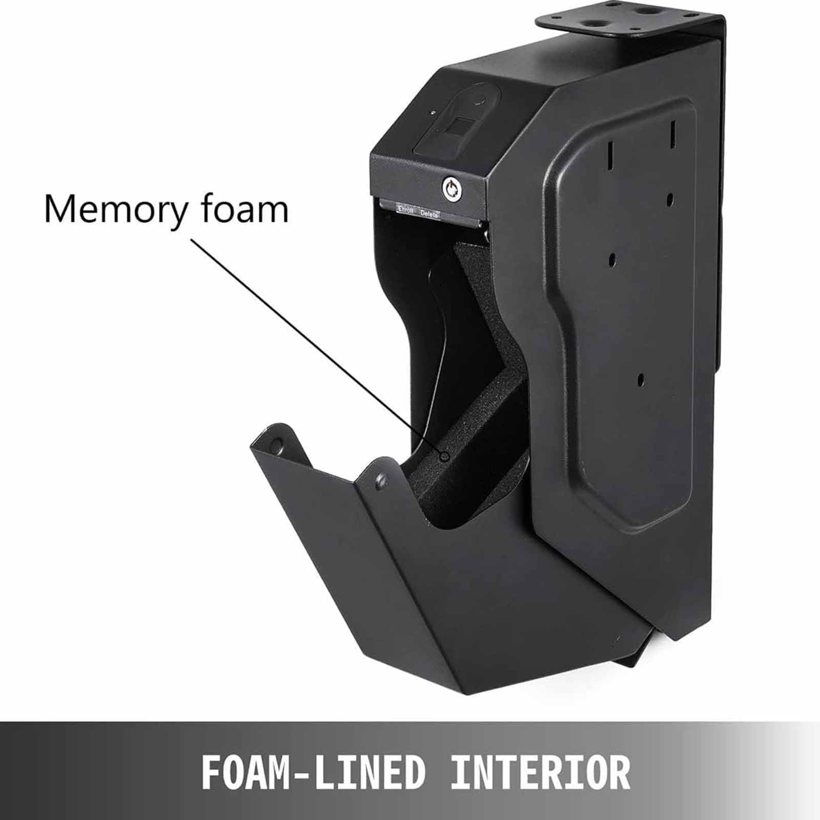 BOOSTEADY Supporto A Parete Per Pistola A 4 Slot, Supporto Per Pistola Adatto Alla Maggior Parte Delle Pistole, Supporto A Parete Per Pistola Per 19, 17, 42, 43, P238, Ruger LCP, Sig - Foto 7