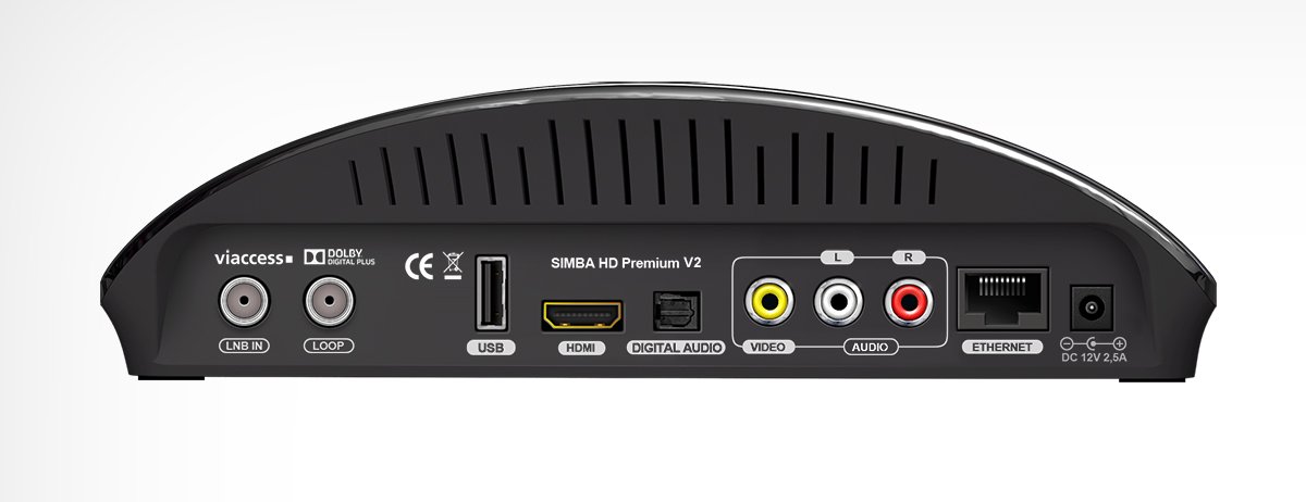 Récepteur TNT satellite TNTSAT HD ASTON SIMBA PREMIUM (avec carte TNTSAT valable 4 ans) - CANAL READY