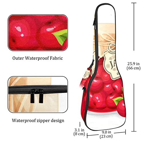 Housse pour ukulélé – Cherry Jam – Pour ukulélé soprano ténor concert – 58,4 cm – 10 mm d’épaisseur – Rembourrée… - Les Beatles, Paul McCartney, John Lennon, RIngo Starr, George Harrison Housse pour ukulélé - Cherry Jam - Pour ukulélé soprano ténor concert - 58,4 cm - 10 mm d'épaisseur - Rembourrée… – Image 5