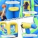 HONEY JOY Inflatable Water Slide, 5 in 1 Water Park Castle Bouncy House w/Water Cannons, Long Slide w/Arch, Indoor Outdoor Blow Up Waterslide Inflatables for Kids and Adults Backyard(Without Blower)