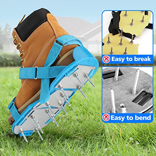 image for DenForste Lawn Aerator Shoes for Grass - Pre-Assembled Grass Aerator S