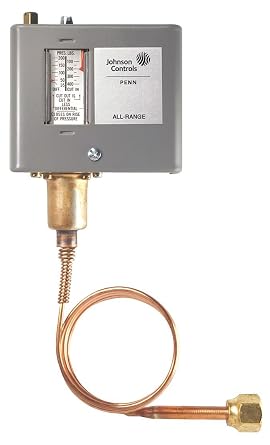 Johnson Controls P70CA-2C Pressure Control, Low, 50 to 300 Psi