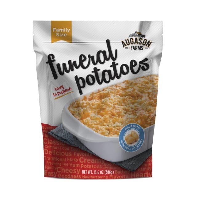 Augason Farms Funeral Potatoes Kit, 13.6oz (makes 9x13 casserole)
