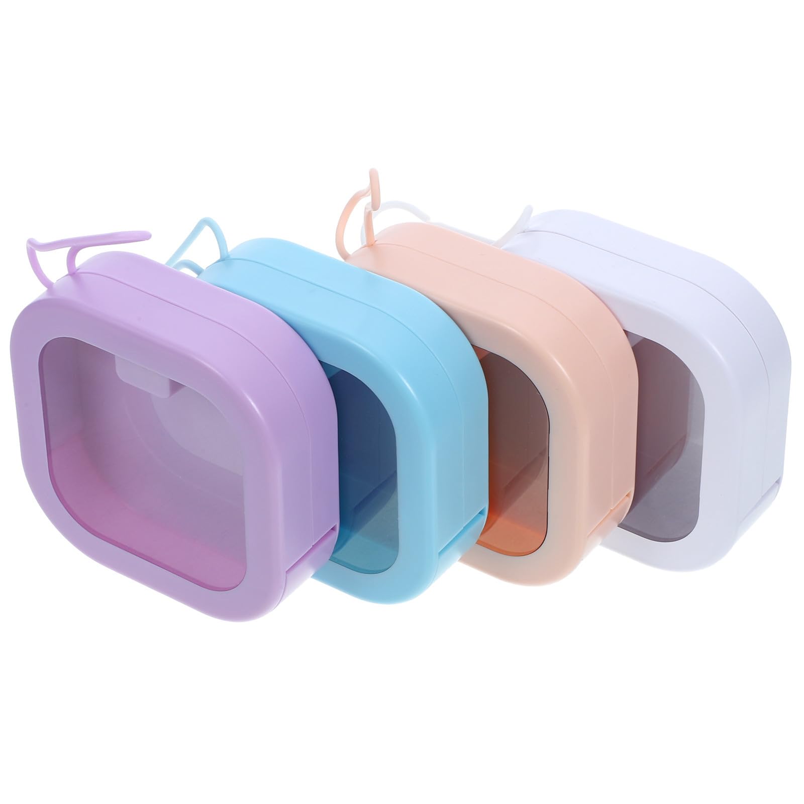 Organizador de plástico para accesorios de cabello ORFOFE portátil de 4 piezas