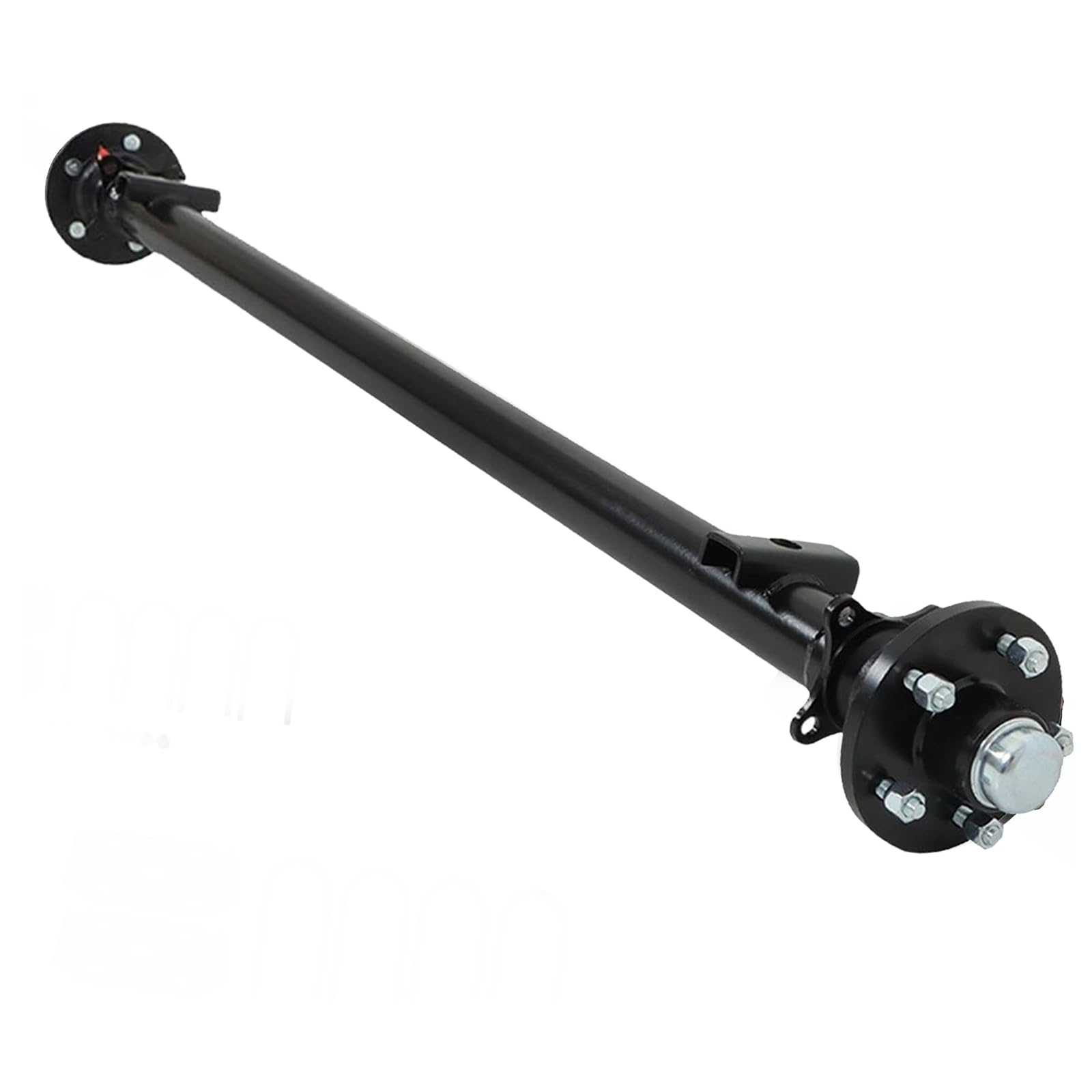 ZWCQSYS 3500lbs Trailer Axle 5x4.5 Bolt Pattern 77.56in HubFace 65.36in Spring Center for Different Trailers (77.56/65.36)