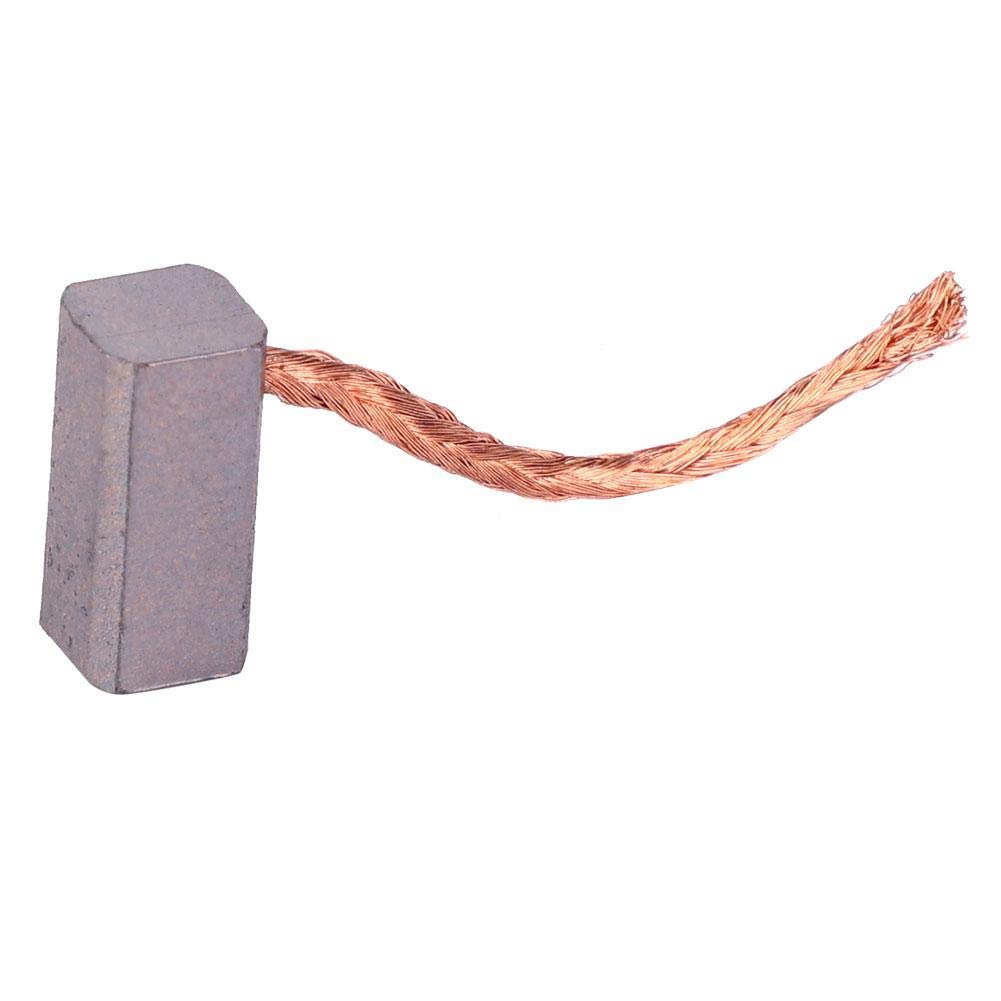 Spazzole di Carbone 100 pezzi 6x6x12.5mm per Motore del Ventilatore Elettronico