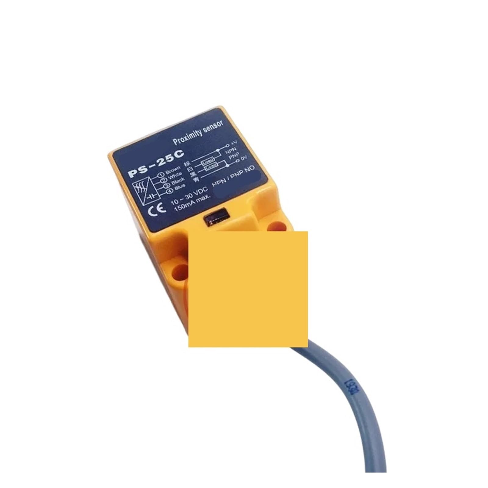 OSHZIKJII Proximity PS-25C Photoelectric Switch Sensor Induction 25mm Metal NPN PNP