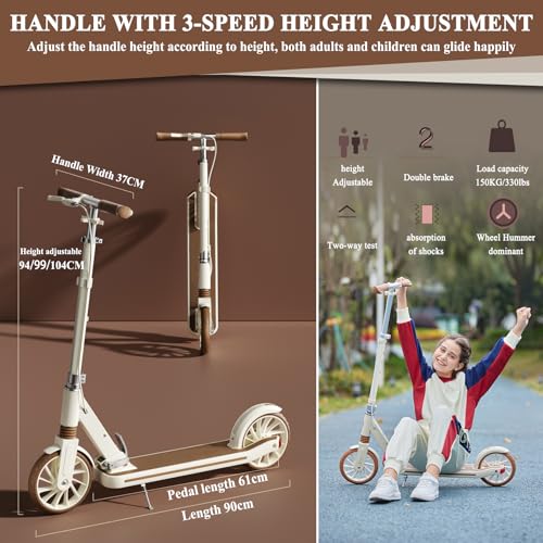 CUIOT Commuter Scooter 330 lbs