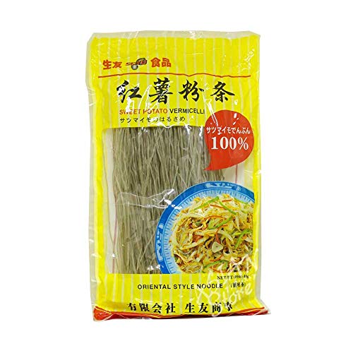 生友サツマイモ春雨 400g 紅薯粉条 園 さつまいも粉条 細 春雨