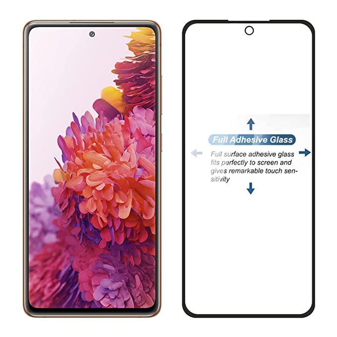 Image of Screen Protector for Samsung Galaxy A53 5G (Black) Tempered Glass Edge-to-Edge 6D Screen Guard With Installation Kit