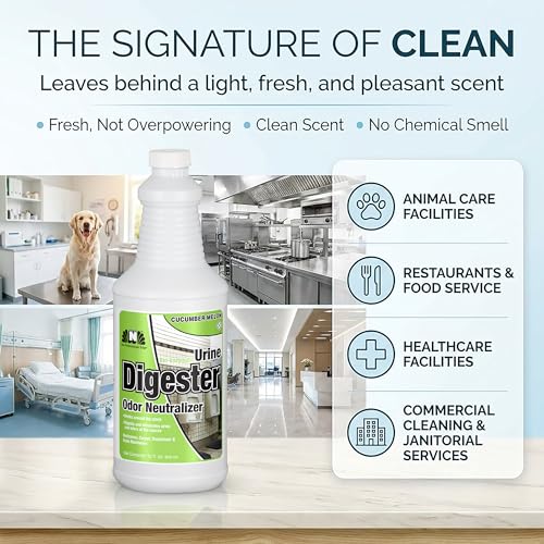 Image of Nilodor BEON Urine Enzymatic Cleaner with Odor Neutralizer for Pet Dog, Carpet, and Bathroom, 1 Gallon, Cucumber Melon