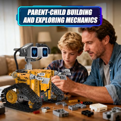 Sciencow STEM Robot Building Kit, 5-in-1 Remote Control Building Toys Kit,Chirstmas Birthday Gift for Boys Ages 8 9 10 11 12 13 14 by Sciencow - Image 6