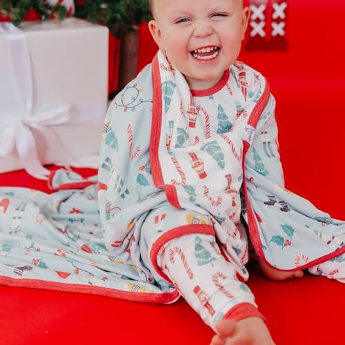 Image of Copper Pearl Jumbo 3-Layer Baby Blanket: Soft Baby Quilts for Boys and Girls | Breathable, Cozy, Toddler Blanket | Baby Quilt for Newborns | 46x46 Premium Polyester /Rayon | Nicholas