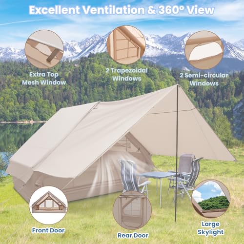 Carpa Inflable KOTEK para Camping 4-6 Personas con Bomba miniatura 6