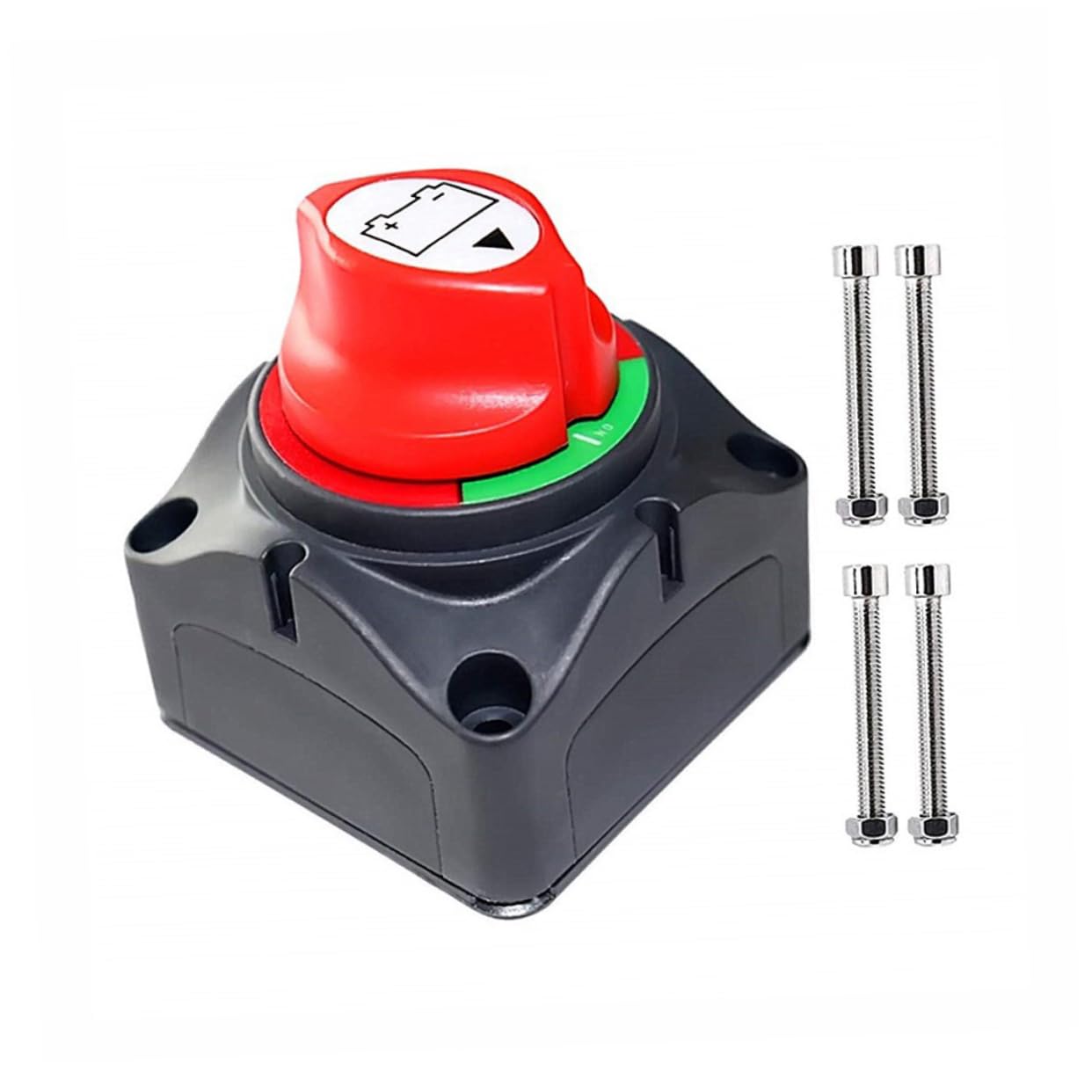 GRIRIW Heavy Duty Battery Isolator Switch 12v-48v Marine Conditions Resistant Cut off Master Isolator