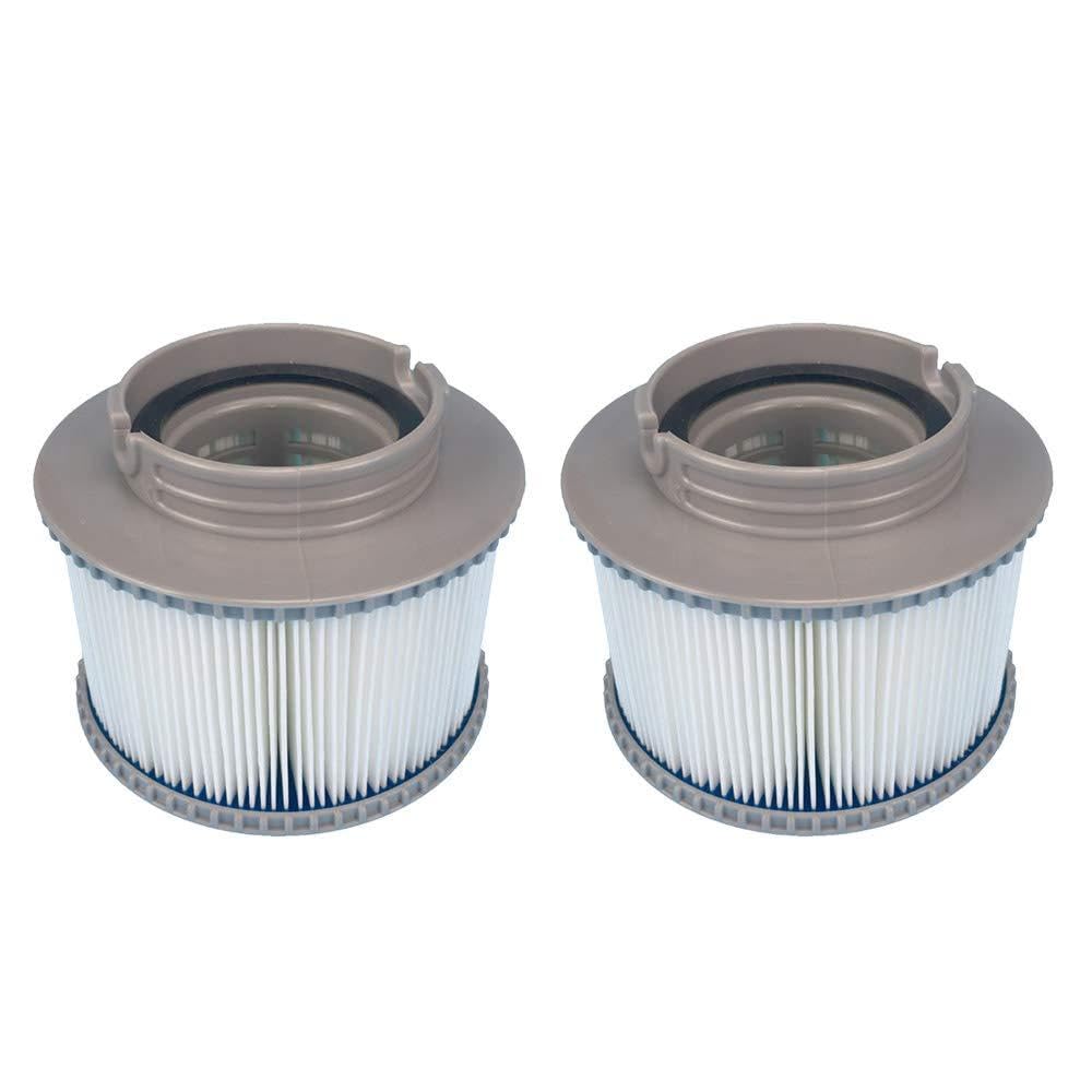 MYAYD Para filtros Whirlpool, 2 piezas de repuesto MSPA filtros para piscinas hinchables MSPA FD2089, filtro de piscina para submarinos calientes y spa, versión mejorada
