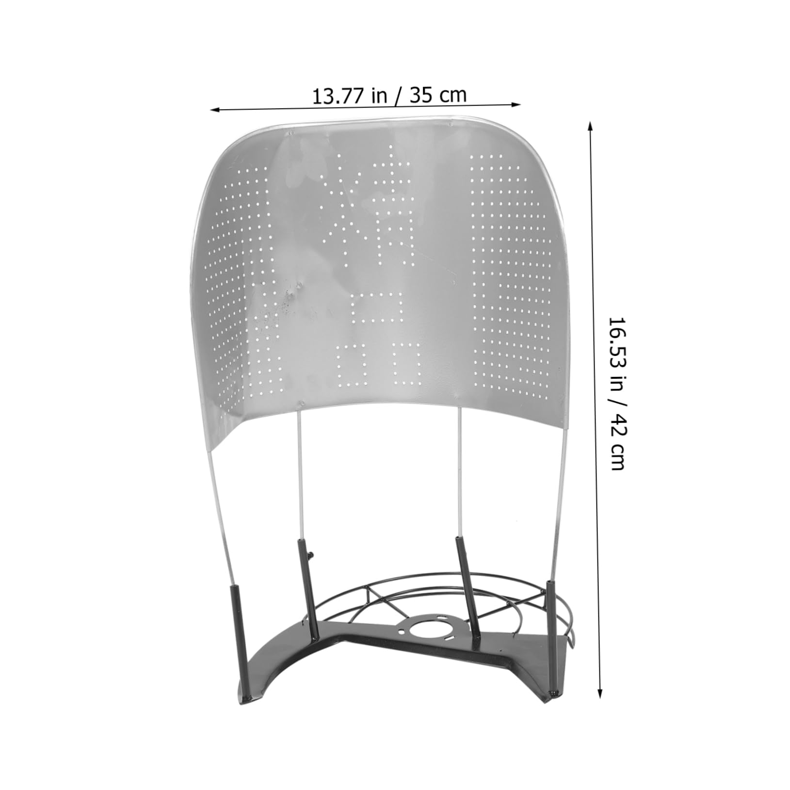 Accessorio Protezione di Sicurezza ad Alta Efficienza per Mietitrice in Acciaio Inossidabile Argento, Supporto per Raccolta Riso e Grano