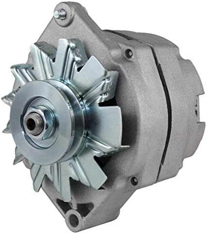 RAREELECTRICAL New Alternator Compatible With 10Si Delco 1 Wire Self Energizing Hookup 50 Amp 24 Volt Se24vv